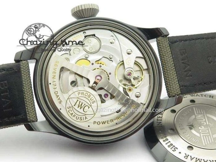 MIROTIME 0331 Chic Big Pilot Real PR IW501902 Real Ceramic ZF 1:1 Best Edition On Nylon Strap A 7275